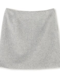 BEIGE， COURBE / アルパカ混ミニ丈スカート