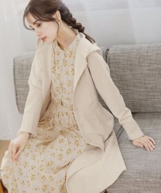 Tiaclasse L 【新色追加・洗える】フーデッドフレアコート