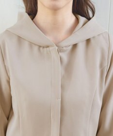 Tiaclasse L 【新色追加・洗える】フーデッドフレアコート