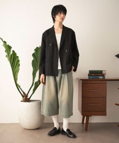 WEGO クロップドワイドデニムパンツ