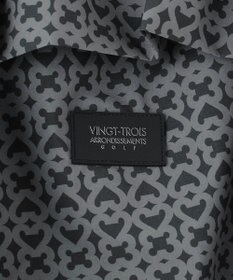 23区GOLF 【MEN】モノグラム レインパンツ  2WAYストレッチ 透湿防水 防風 撥水 ポケッタブル