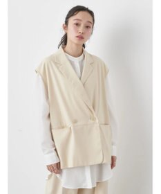 earth music&ecology ピンストライプジレ