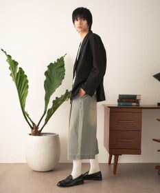 WEGO クロップドワイドデニムパンツ