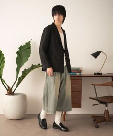 WEGO クロップドワイドデニムパンツ