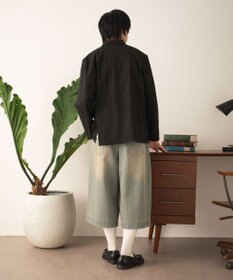 WEGO クロップドワイドデニムパンツ