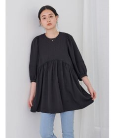 AMERICAN HOLIC ドットジャガード袖ボリュームチュニック