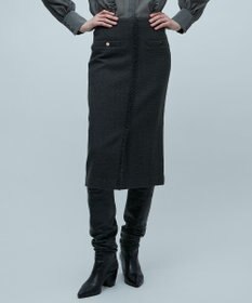 BEIGE， CAMBON / ツイードスカート