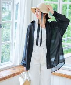 WEGO 【シワになりにくい/手洗い可】シアーBIGシャツ