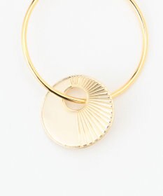 GRACE CONTINENTAL ラインコインフープイヤーカフ