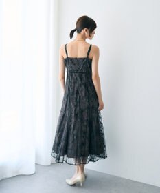 YECCA VECCA 【2点SET】フラワー柄スパンコール刺繍ドレス