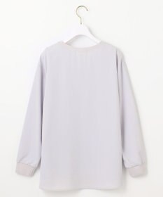 ANY SIS L 【洗える】2wayストレッチジョーゼットロゴ ロンT