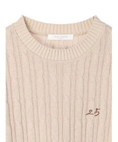 Green Parks ケーブル半袖ニット