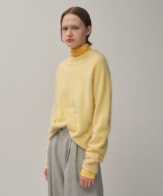 ATON ROYAL CASHMERE FUR | クルーネックセーター