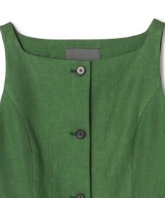 uncrave リネンオックスフォード ジレブラウス