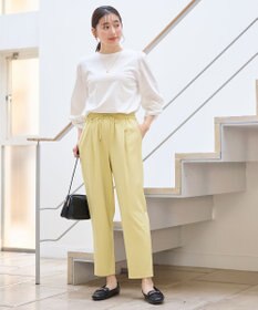 ANY 【ウエストゴム】イージーケアライトストレッチテーパードパンツ