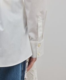 GRACE CONTINENTAL カット刺繍イレギュラーシャツ