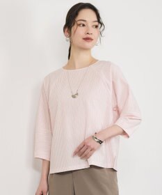 自由区 L ストライプコットンタイプライター