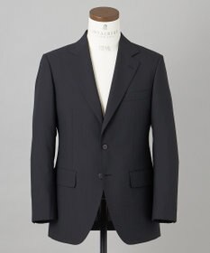 GOTAIRIKU 【オールシーズン対応】WOOL×POLYESTER ライトウェイト スーツ（ブラックストライプ）