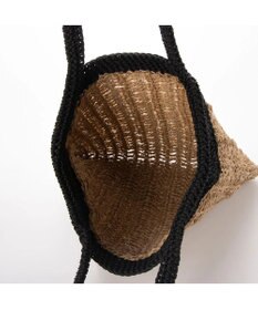 UNBILLION cachecache ペーパー切り替え横編みトートバッグ