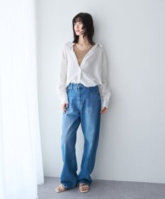 YECCA VECCA バック釦シアーシャツ