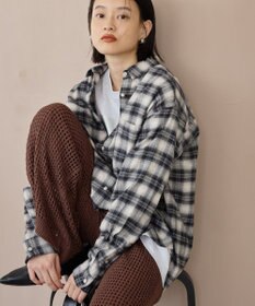 AMERICAN HOLIC ビエラ起毛チェックシャツ