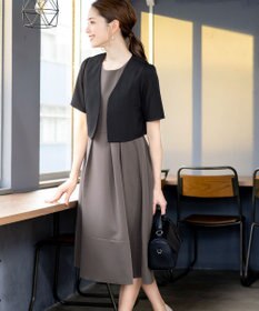 Tiaclasse L 【洗える】ボレロ＆ワンピースセット