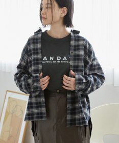 AMERICAN HOLIC ビエラ起毛チェックシャツ