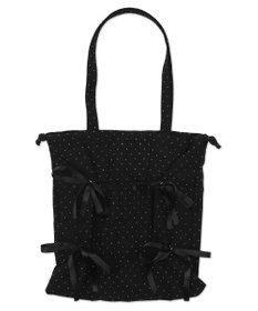 WEGO ドロストリボンギャザートート