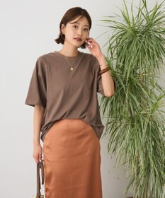 CRAFT STANDARD BOUTIQUE カットクレープワイドキリカエTシャツ