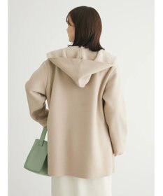 Green Parks ２ｗａｙフード裏ボアミディ丈コーディガン