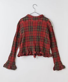 crêprie tsumori chisato creperie FRONT ZIP JACKET -TARTAN CHECK クレプリ タータンチェック フロントジップジャケット