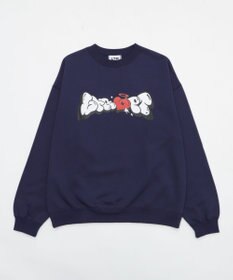 WEGO 【ユニセックス着用ITEM/MLサイズ展開】ハートモチーフプルオーバー
