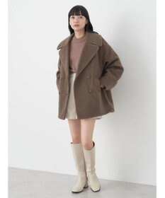 earth music&ecology ＢＩＧカラーコクーンコート