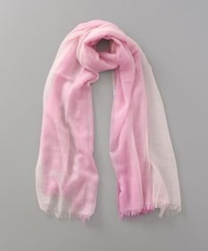 AURORA 【 LANVIN COLLECTION（ランバン コレクション） 】カシミヤ100%薄手オンブレーストール