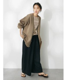 CRAFT STANDARD BOUTIQUE 【キナリノ別注】リネンレーヨンワイドパンツ