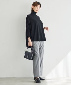 ICB 【洗える】 TWブロード ワイドストレートパンツ