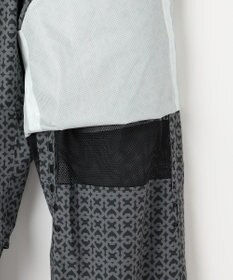 23区GOLF 【MEN】モノグラム レインパンツ  2WAYストレッチ 透湿防水 防風 撥水 ポケッタブル