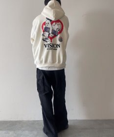 WEGO VISIONゴーストグラフィックプルパーカー