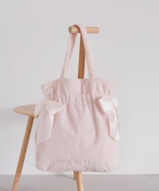 Maison de FLEUR ボアダブルリボントートバッグ