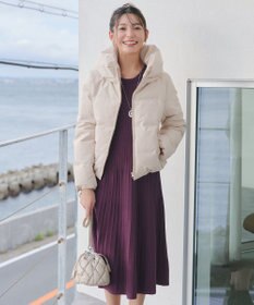 Tiaclasse L リブニットパフスリーブワンピース