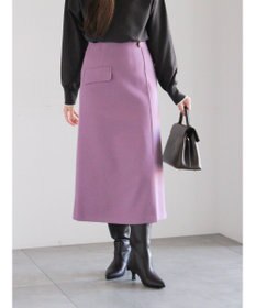 Te chichi メルトンジャージートラペーズスカート