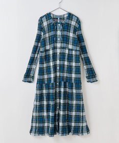 crêprie tsumori chisato creperie LONG SLEEVES ONE PIECE -TARTAN CHECK クレプリ タータンチェック長袖ワンピース