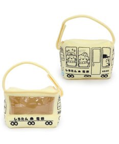 Mother garden しろたん ついてきちゃうしろたん マスコット 《おのぼりたん 電車キャリー》