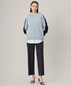 ICB 【WEB限定カラーあり・洗える】コットンポリエステルスムース  ニットプルオーバー