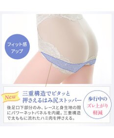 BRADELIS New York 【BRADELIS NewYork peace】おしりPラインヒップラップショーツ25 綿混で快適 程よい補正力でヒップアップ ふかめ お腹スッキリ