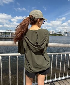 WEGO 【UVカット/吸水速乾/水陸両用/ラッシュガード】ハーフジップアノラックパーカー