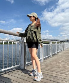 WEGO 【UVカット/吸水速乾/水陸両用/ラッシュガード】ハーフジップアノラックパーカー