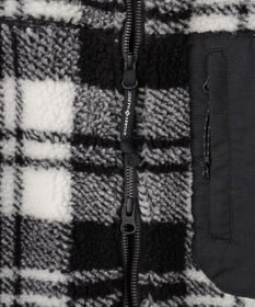 JOSEPH ABBOUD MOUNTAIN 【軽量/暖か/男女兼用】チェックフリース ブルゾン