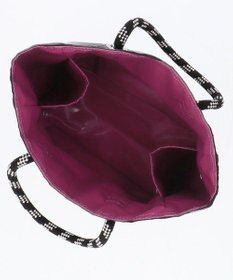 LeSportsac MEDIUM 2 WAY TOTE/２ウェイパープル/ブラックシャイン