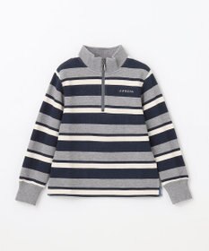 J.PRESS KIDS 【110-130cm】ハーフジップ ボーダー トレーナー